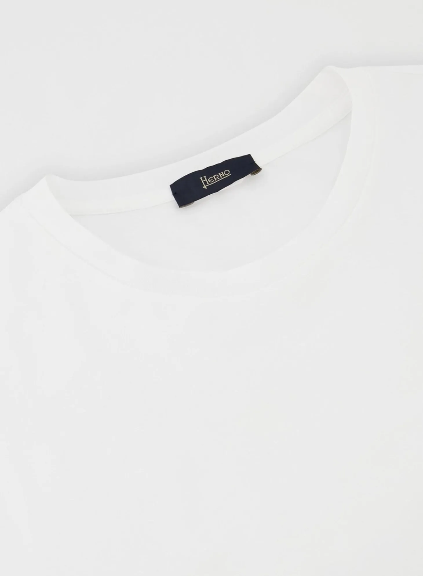 Herno T-Shirt Van Katoen En Elastaan Store