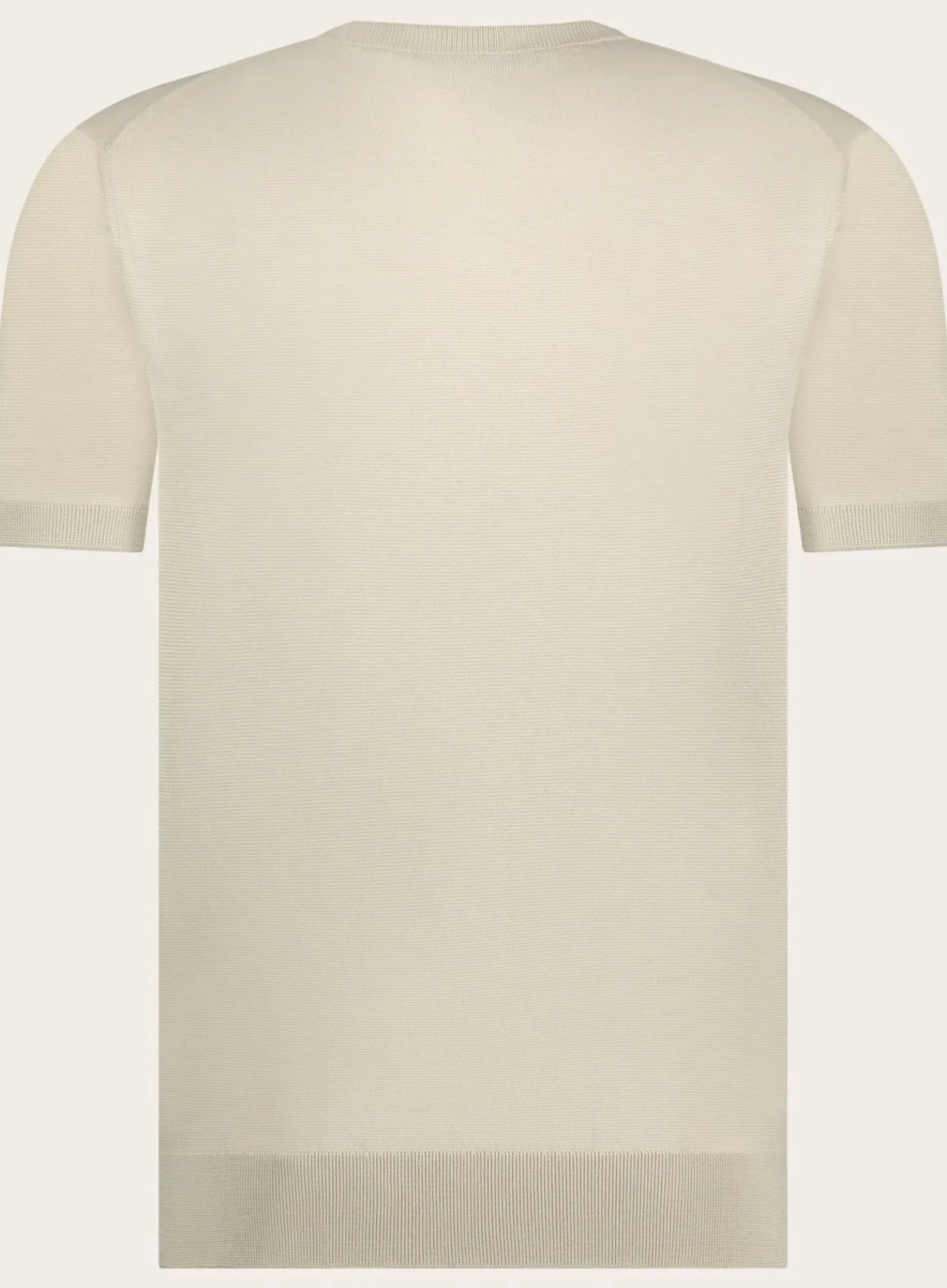 Corneliani T-Shirt Van Zijde En Katoen L.Beige Online