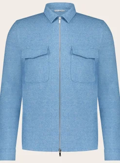 Marco Pescarolo Urus Overshirt Van Zijde En Wol Best Sale