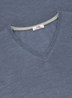 OGÉR Italian Knitwear V-Hals Trui Van Wol En Zijde Online