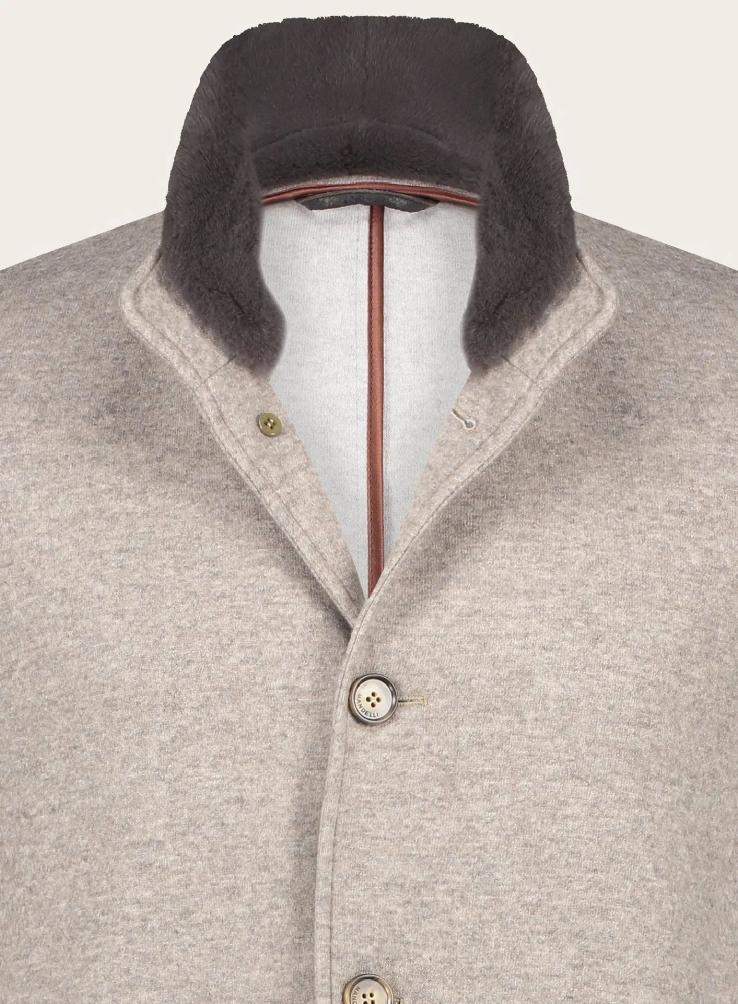 Mandelli Wollen-Cashmere Mantel Discount